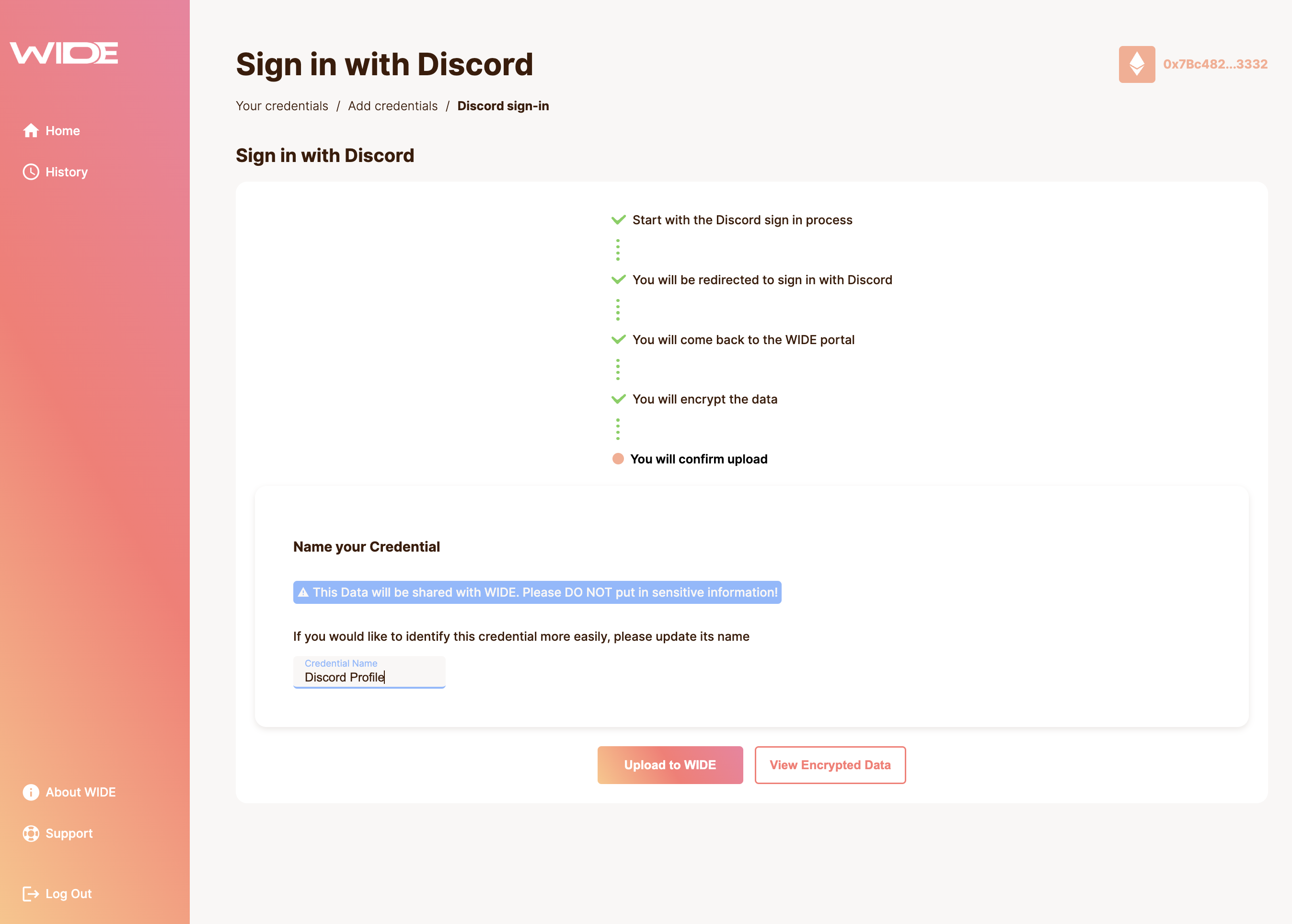 Discord Credential Name