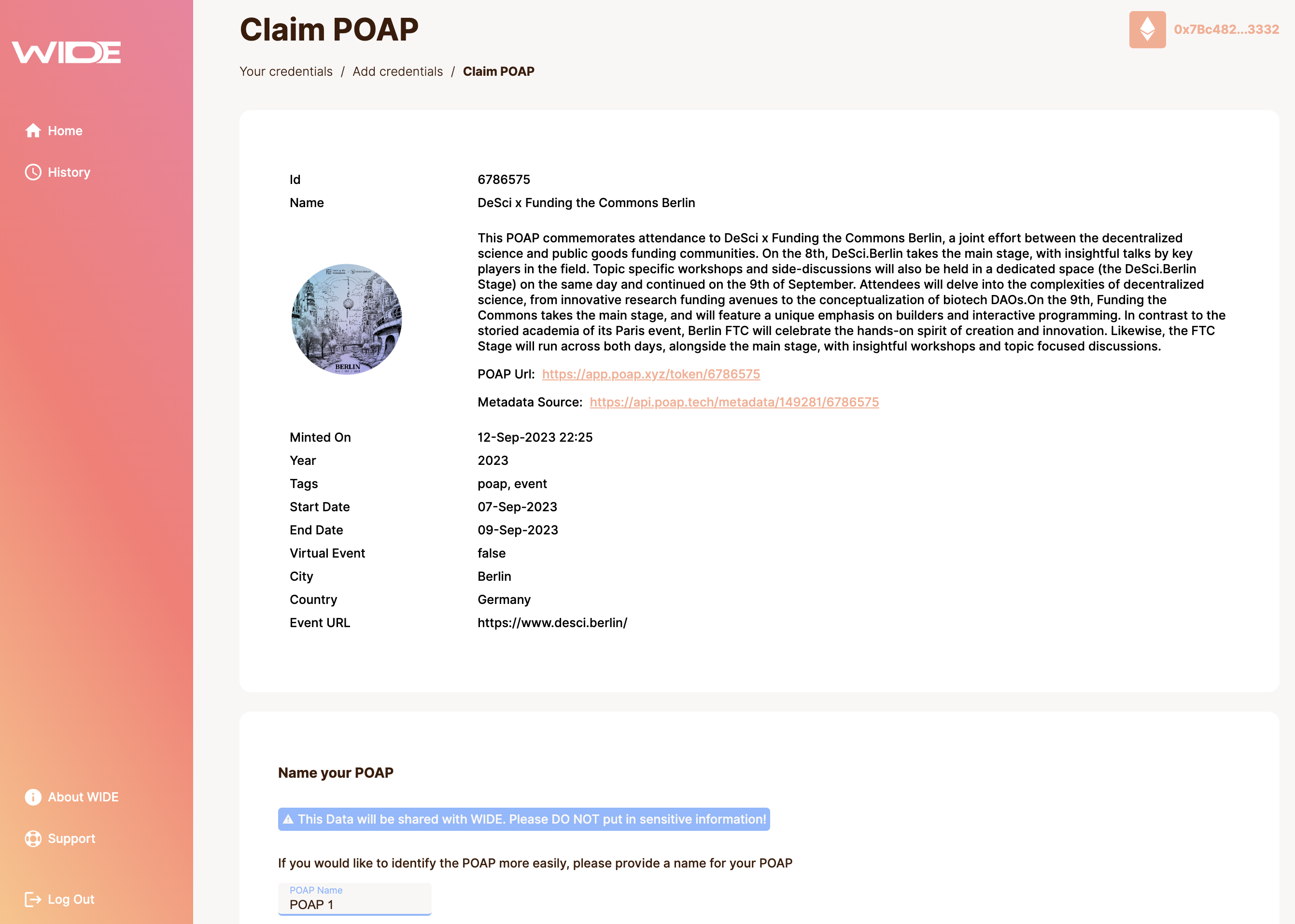 POAP Data Review