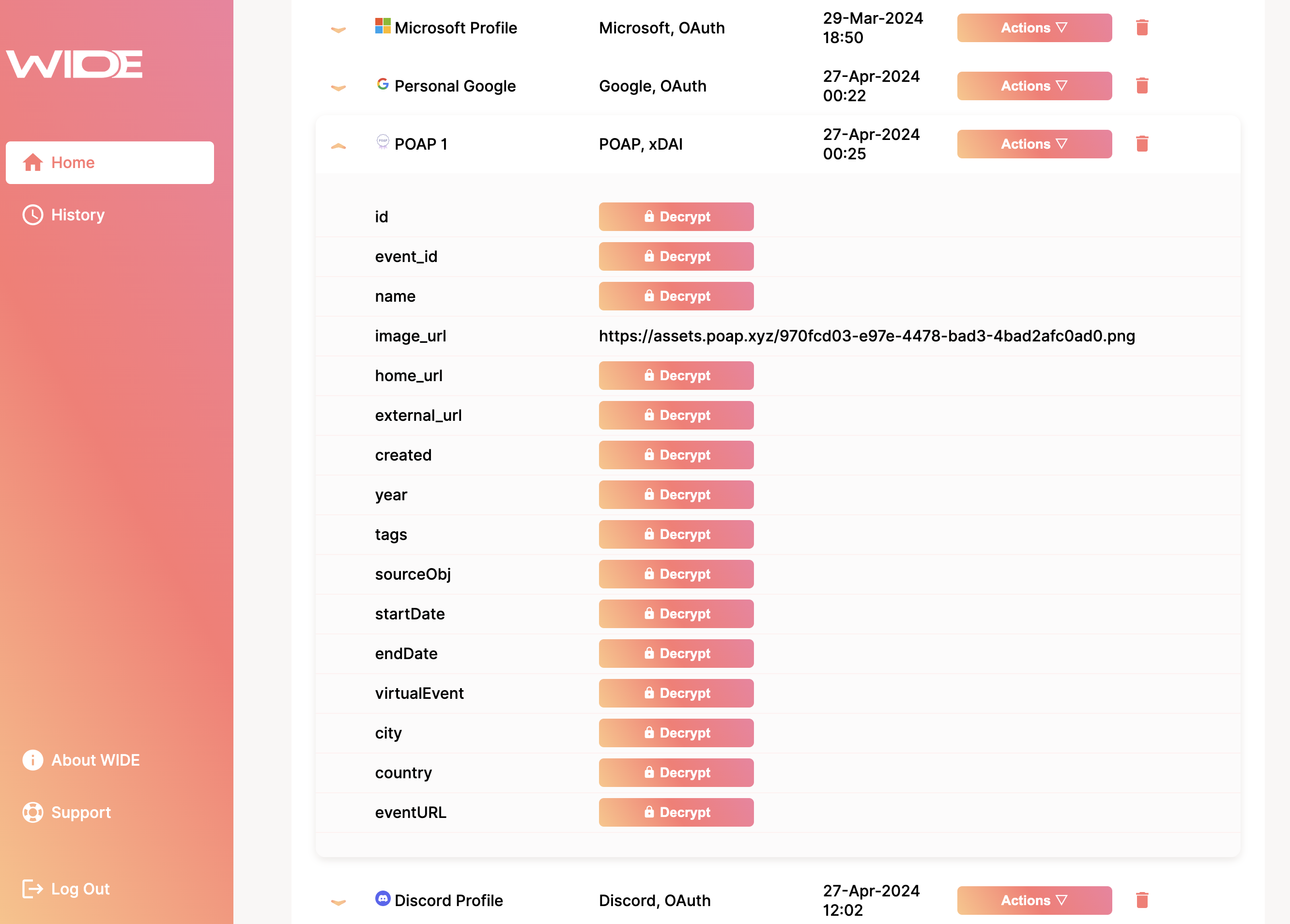 Single Attribute Decrypted
